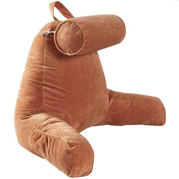 Cheer Collection TV and Reading Pillow with Detachable Bolster Pillow and Washable Cover. Opens flyout.