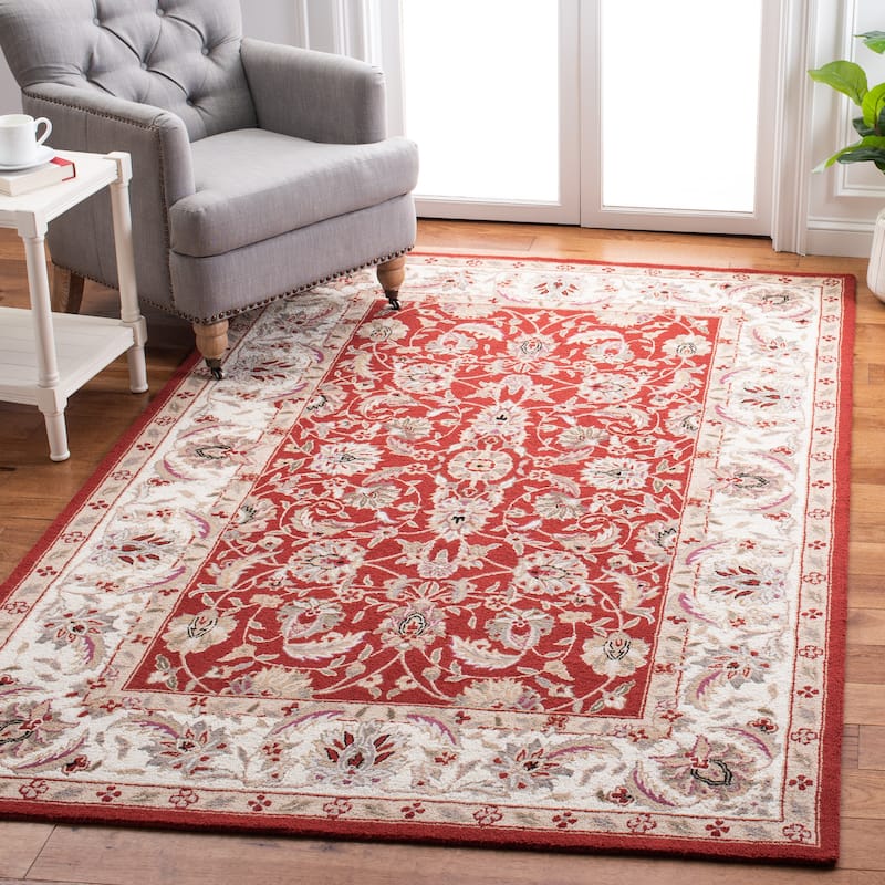 SAFAVIEH Handmade Chelsea Kolja French Country Wool Rug