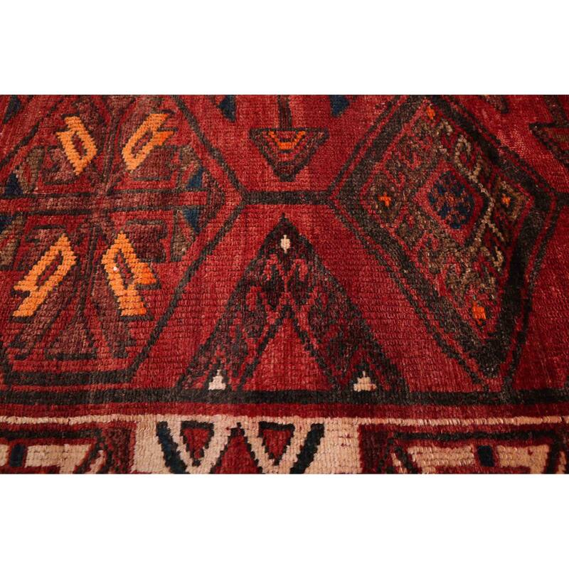 ECARPETGALLERY Hand-knotted Melis Vintage Red Wool Rug - 5'3 x 7'7