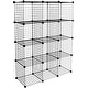 preview thumbnail 1 of 5, Work-It! 12-Cube Wire Storage Organizer