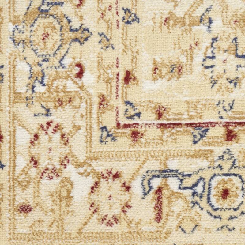 Cinon Power Loomed Distressed Traditional Area Rug By HomeRoots - 90' X '27' X '0.5