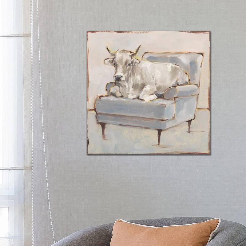 iCanvas "Moo-ving In III" by Ethan Harper Canvas Print - 26x26x1.5