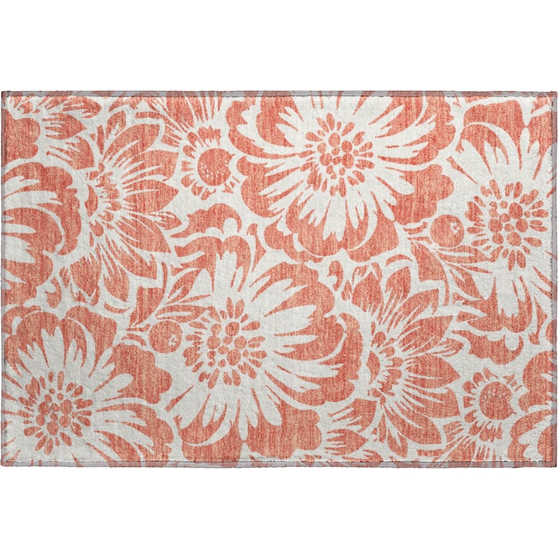 Premium Washable Super Soft Modern Floral Mayfield Rug
