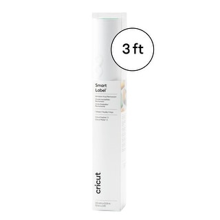 Cricut Smart Label White Writable Vinyl Permanent, (3 ft)