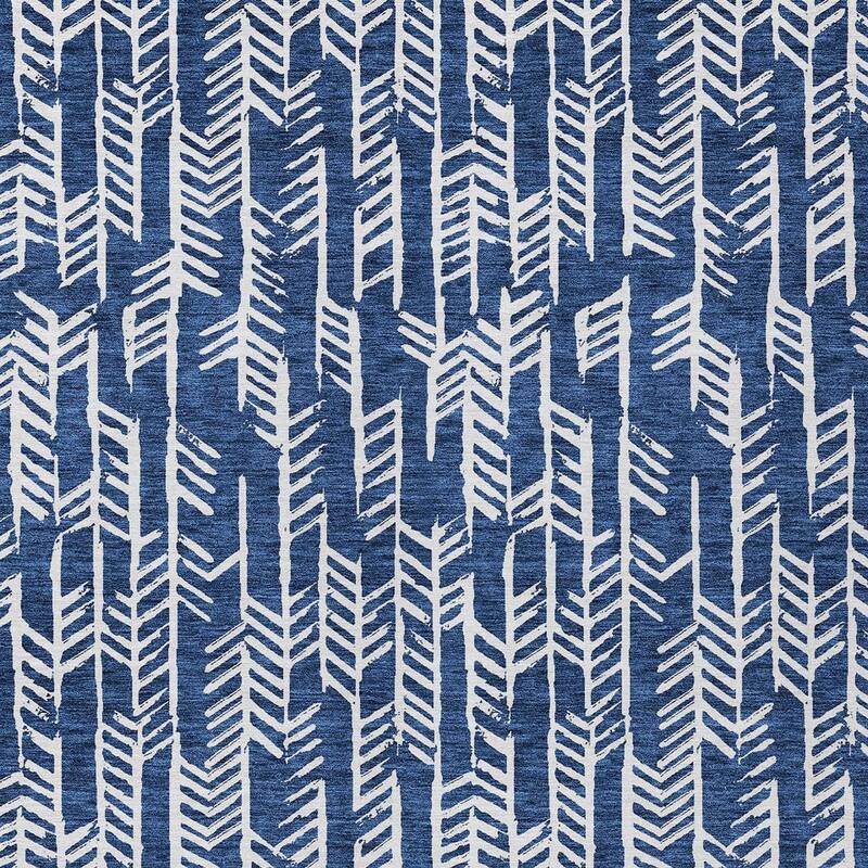 HomeRoots Tribal Transitional Rectangle Outdoor Rug