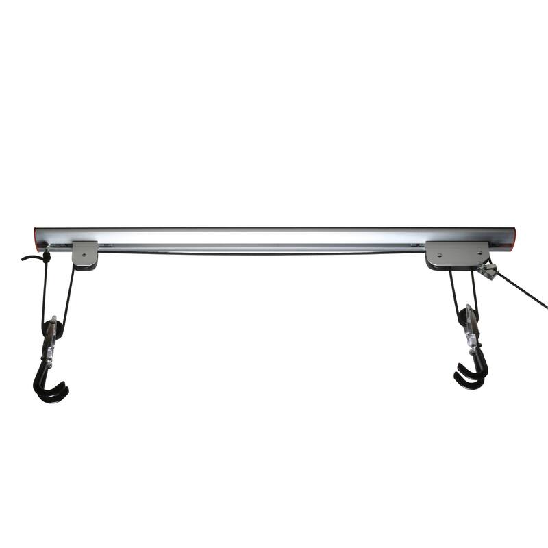 Rail Mount Hoist Pulley System - Bike Hanger for Garage - Overhead Ceiling Storage for Bicycle with 75lb Capacity by RAD Cycle