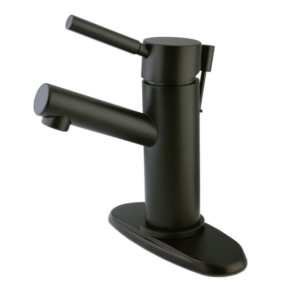 Kingston Brass KS842.DL Concord 1.2 GPM Centerset Bathroom Faucet with Pop-Up Drain Assembly and Metal Handle