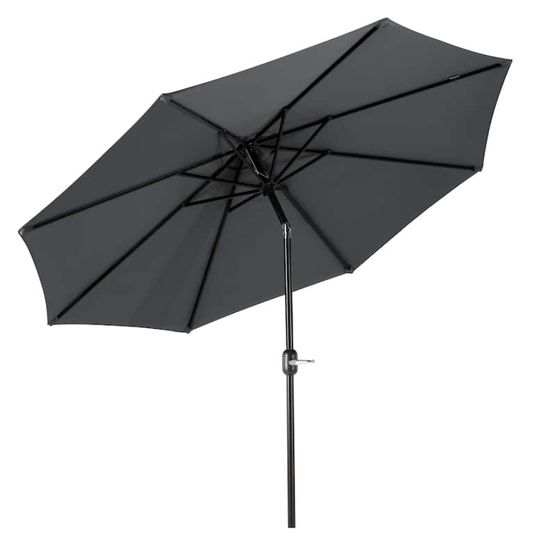 Holme 9-foot Steel Market Patio Umbrella with Tilt-and-Crank