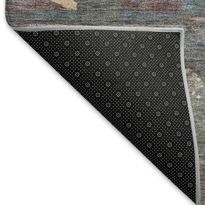 Machine Washable Indoor/ Outdoor Desert Inspiration Chantille Rug