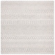 preview thumbnail 41 of 47, SAFAVIEH Handmade Micro-Loop Ljubica Wool Rug 5' x 5' Square - Aqua/Ivory