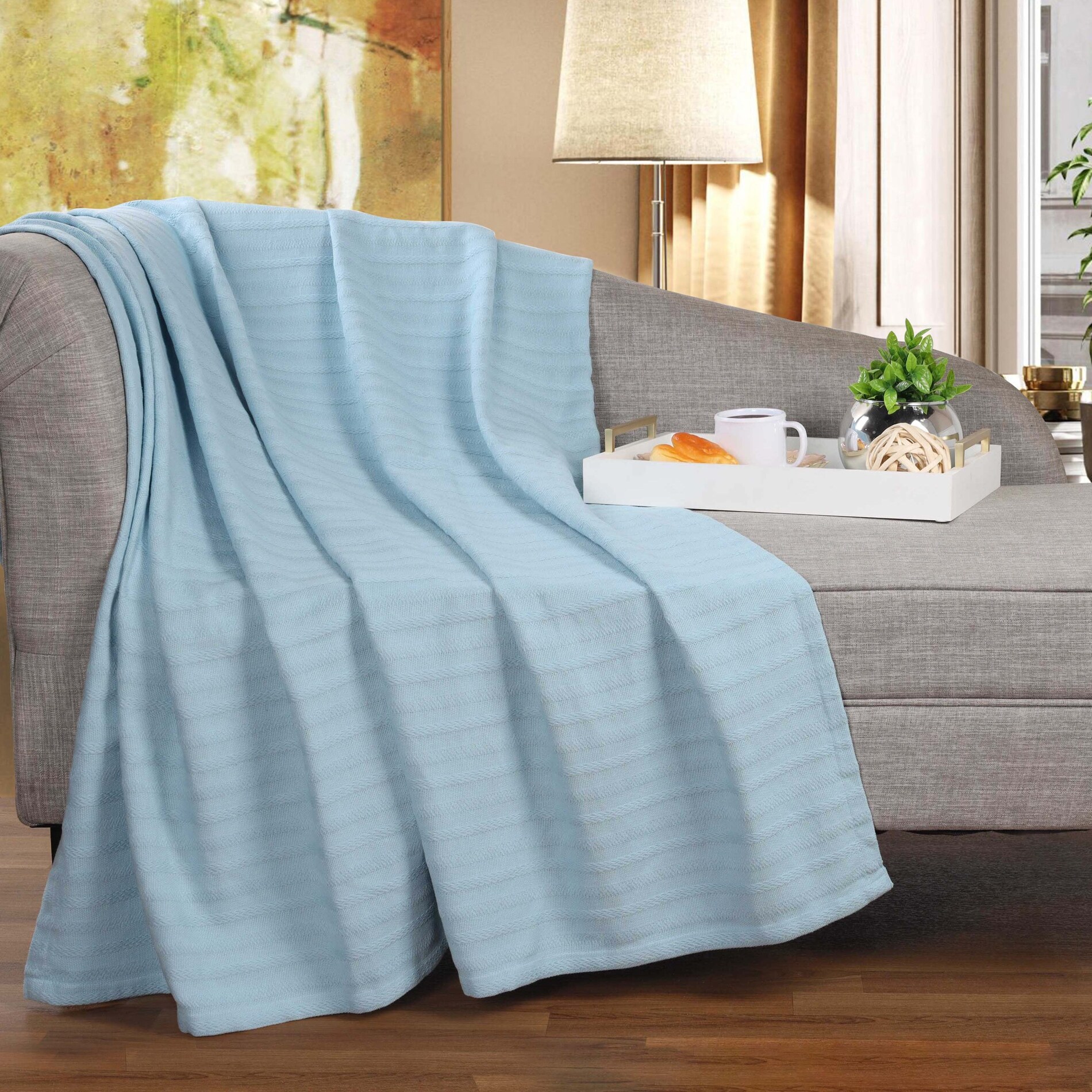Lightweight woven blanket 2025