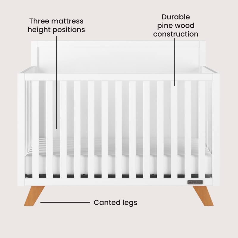 Soho 4-in-1 Flat Top Convertible Crib