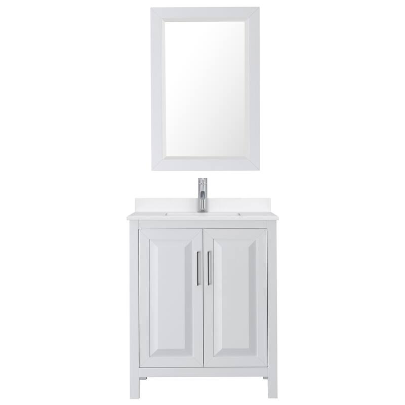 Wyndham Collection WCV252530S-QTZ-UNSM24 Daria 30" Free Standing