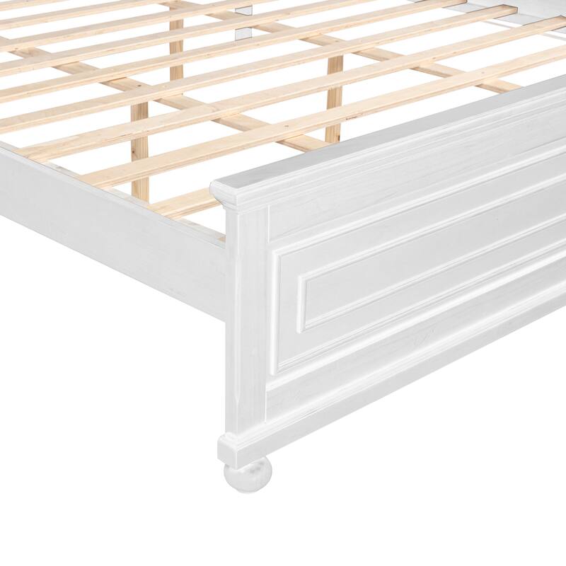 King Size Bed with Tall Headboard & Footboard
