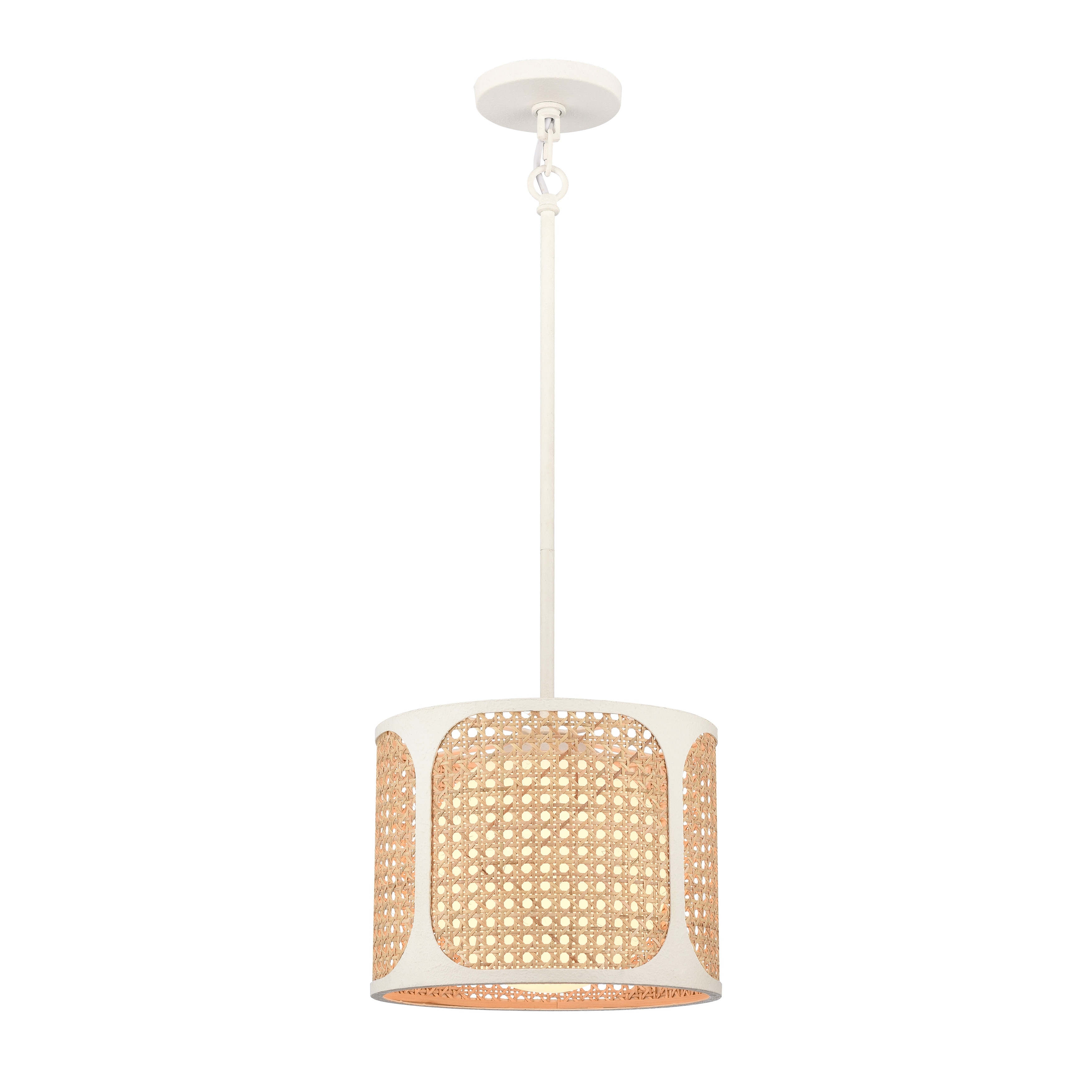 Elk Home Coastal Breeze White Coral With Opal Glass 1 Light Pendant