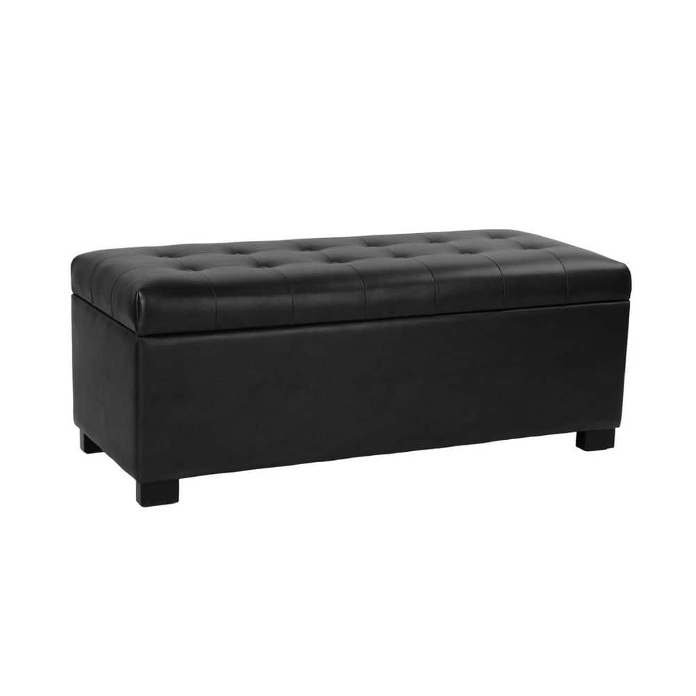Porch & Den Camero Tufted Storage Bench