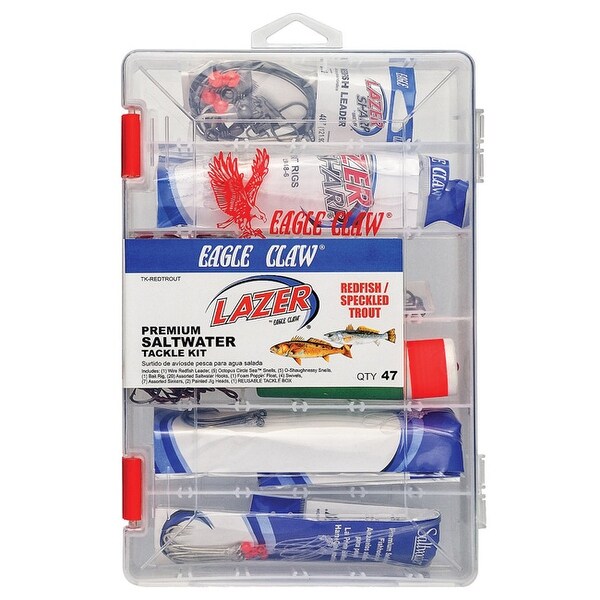 Lazer Sharp Redfish/Speckled Trout Premium Saltwater Tackle Kit