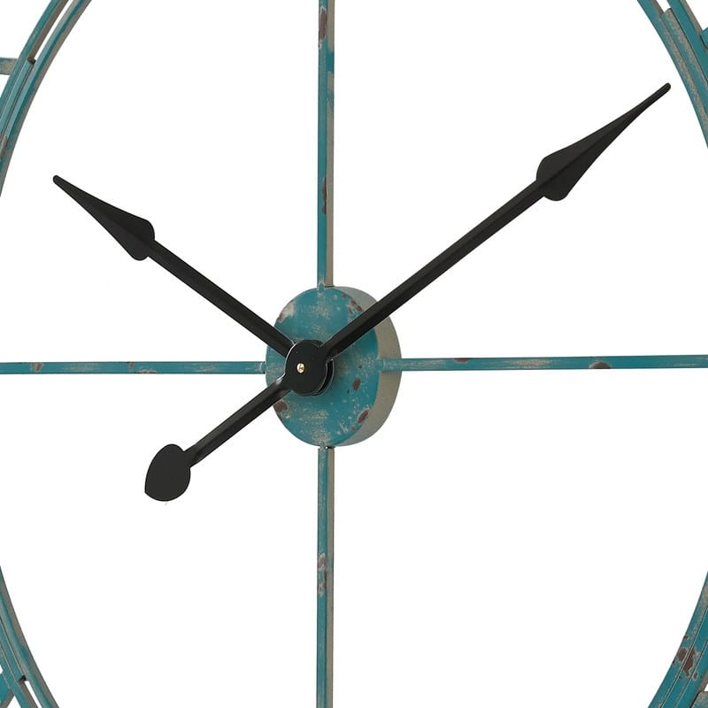 UTOPIA ALLEY Oversized Roman Round Wall Clock - Large Wall Clock, Roman Numeral Wall Clock, Decorative Wall Clock 43.5"D