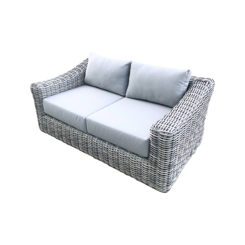 Hawaii Three-Tone Wicker Deep Seating Set with Cushion