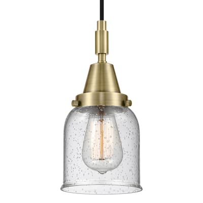 Innovations Lighting 447-1P-G54 Bell 5" Wide Mini Pendant with Clear,