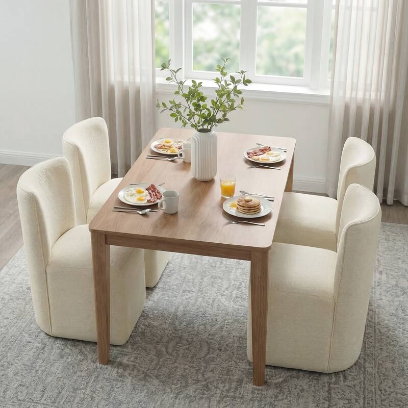 INK+IVY Lyra Dining Chair with Castors - N/A