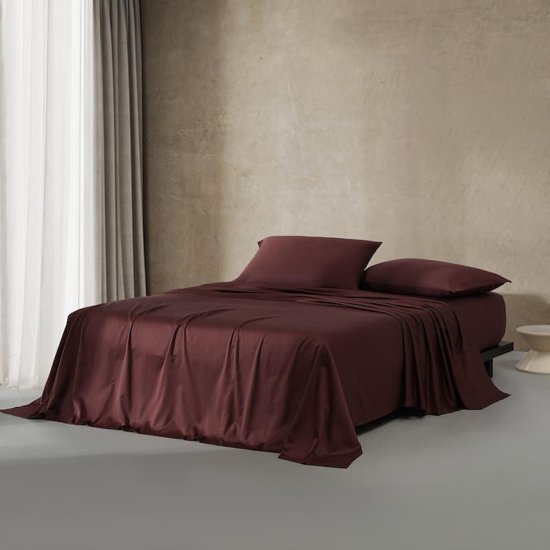 Calvin Klein Pearl Edge Cotton Sateen Sheet Set