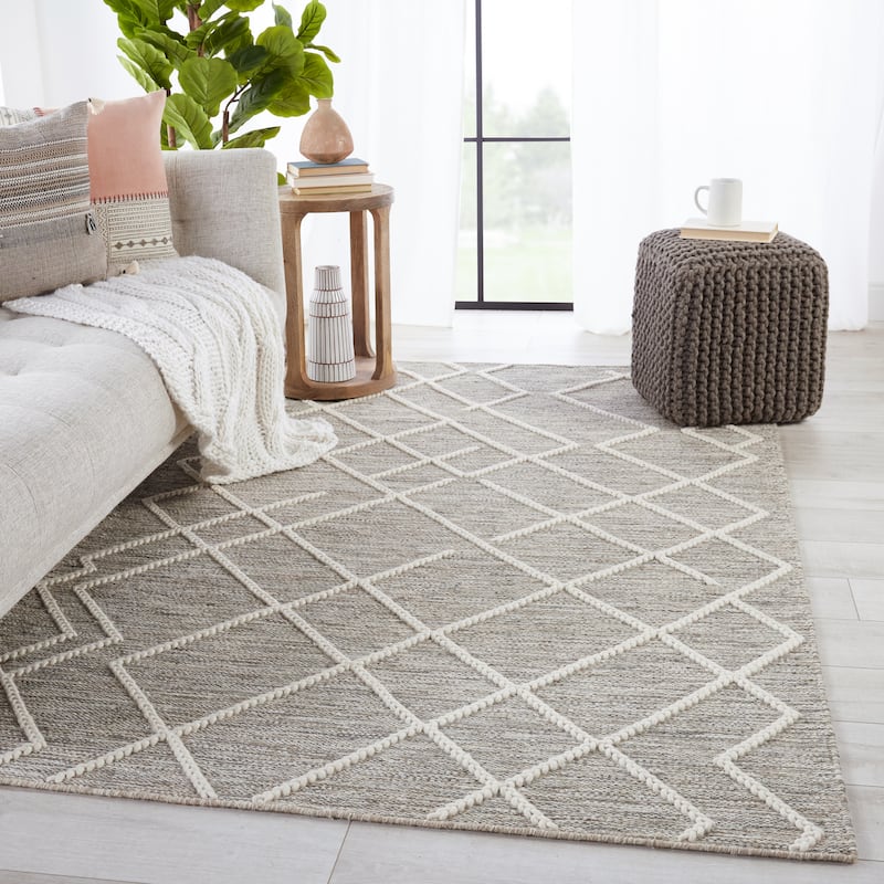 Mellor Natural Geometric Area Rug