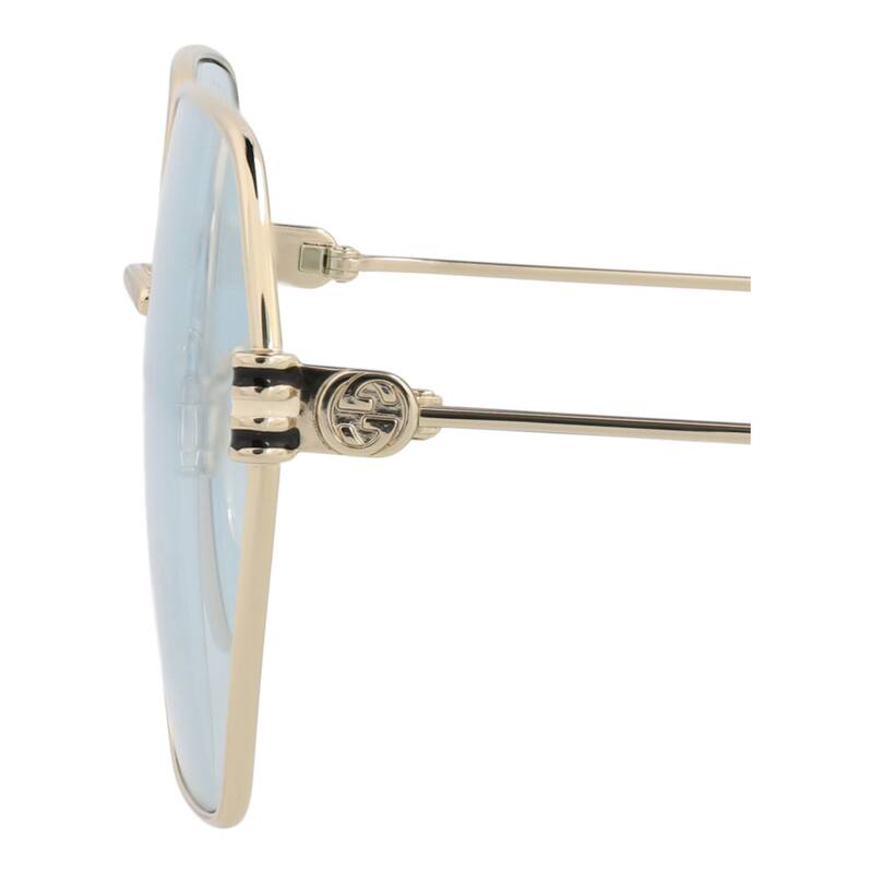 Gucci Square-Frame Metal Sunglasses