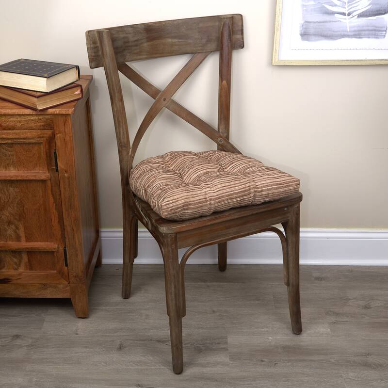 Klear Vu Chance Memory Foam Dining Chair Cushion Set (Set of 4)
