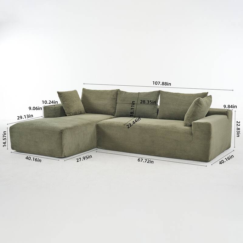 extra large deep modular sofa, cloud sofa 4-person sofa