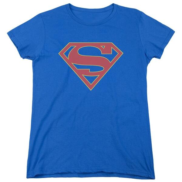 Shop Supergirl Logo Womens Short Sleeve Shirt Overstock 27136140
