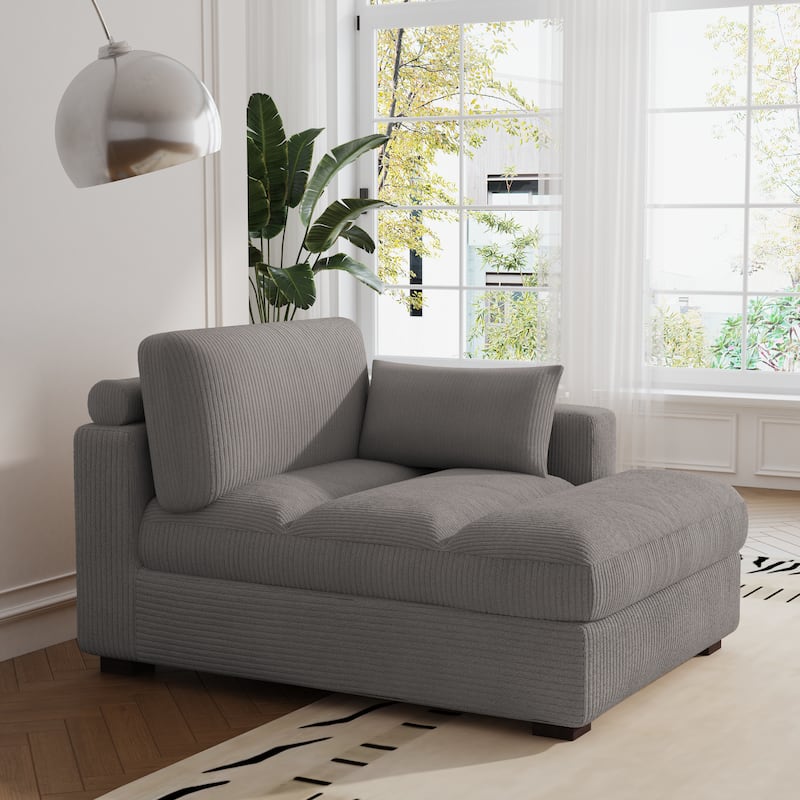 Left and Right Sectional Sofa Set Chaise Lounge Sofa Chair