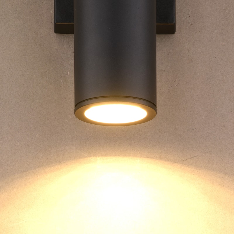 Chiasso Clear Glass Aluminum 2-light LED Outdoor Wall Lantern