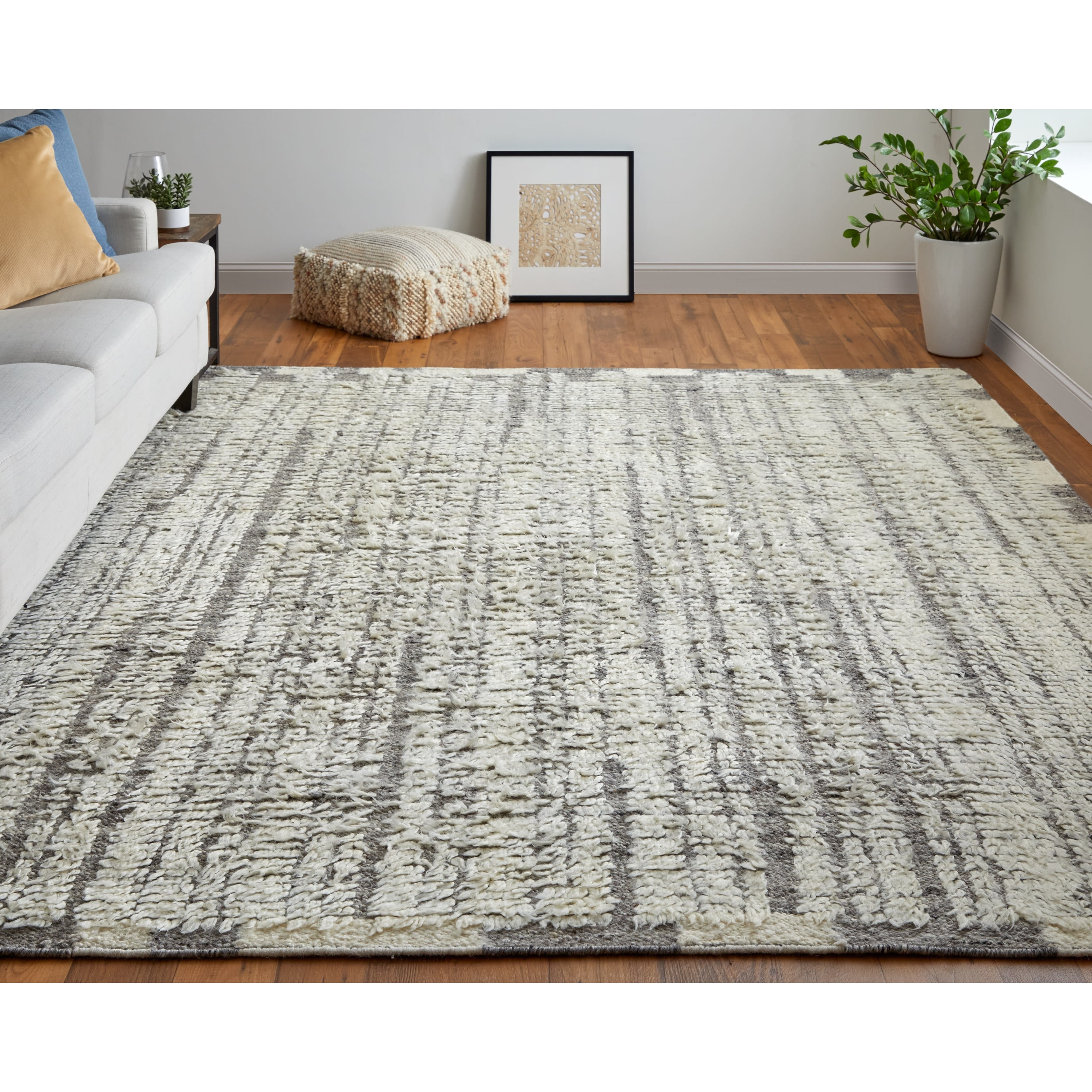 Ashby 8906F Stripes Transitional Area Rug