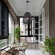 preview thumbnail 13 of 15, 1-Light Outdoor Wicker Rattan Pendant Light