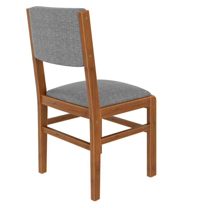Dining Chairs Set of 4, Mid Century Modern Fabric Upholstered Kitchen Side Chairs, Farmhouse Dining Room Chair