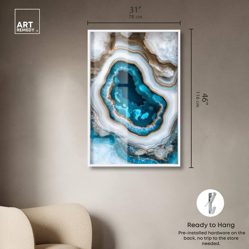 Gilded Geode Eye III Shadowbox by Art Remedy