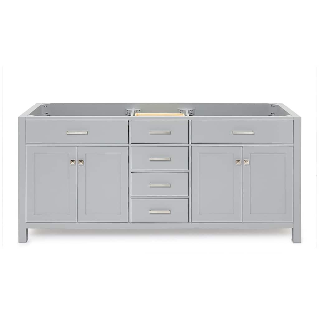 Ariel H072D-BC Bristol 72" Double Free Standing Vanity Cabinet Only