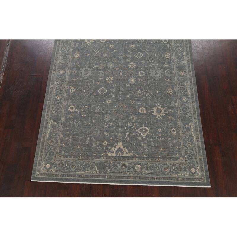 Geometric Traditional Turkish Ziegler Area Rug Wool Carpet - 6'7" x 9'9"