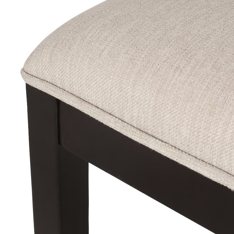 Thurber Upholstered Birch Wood Dining Chairs (Set of 2) by Christopher Knight Home