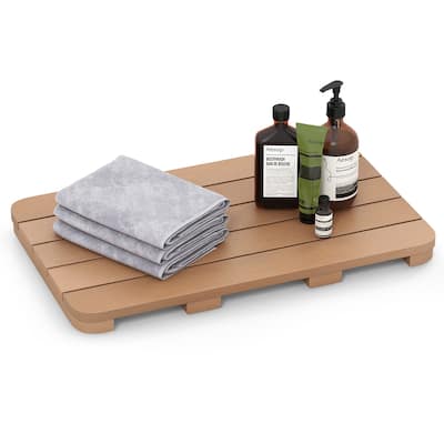 21.5" x 13.5" Bath Mat Shower Mat for Bathroom with Non Slip Foot Pads