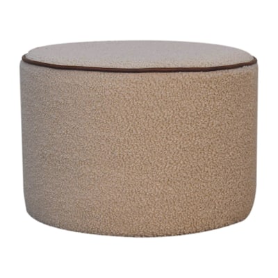 Stylish and Minimalist Large Round Footstool Easy to assemble