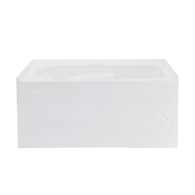 Swiss Madison SM-AB521 Ivy 54" Three Wall Alcove Acrylic Soaking Tub