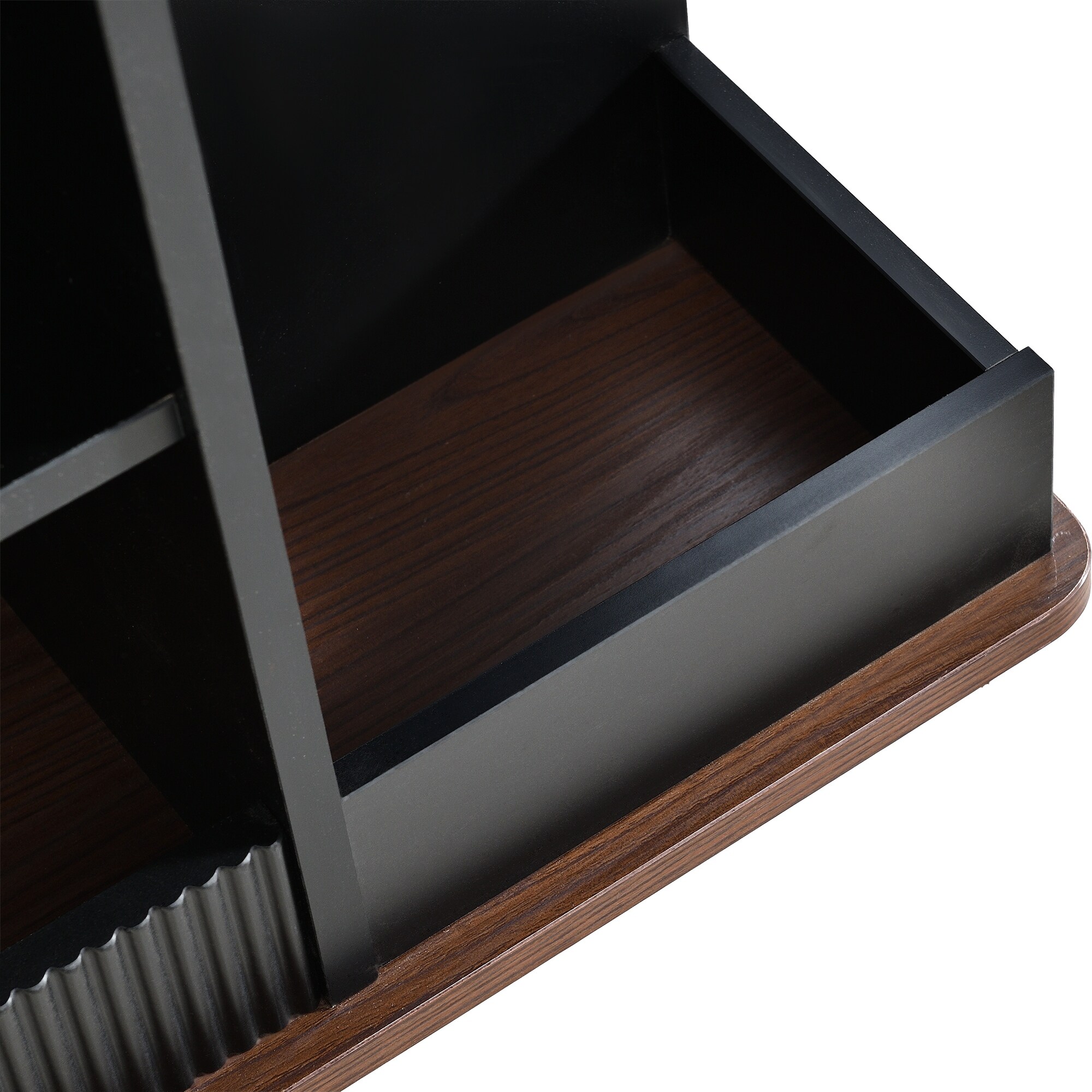Lift Top End Table with Wheels and Storage for Small Spaces - 22.6