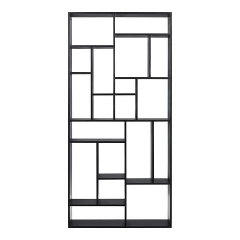 Aurelle Home Modern Ash Wood Large Bookshelf