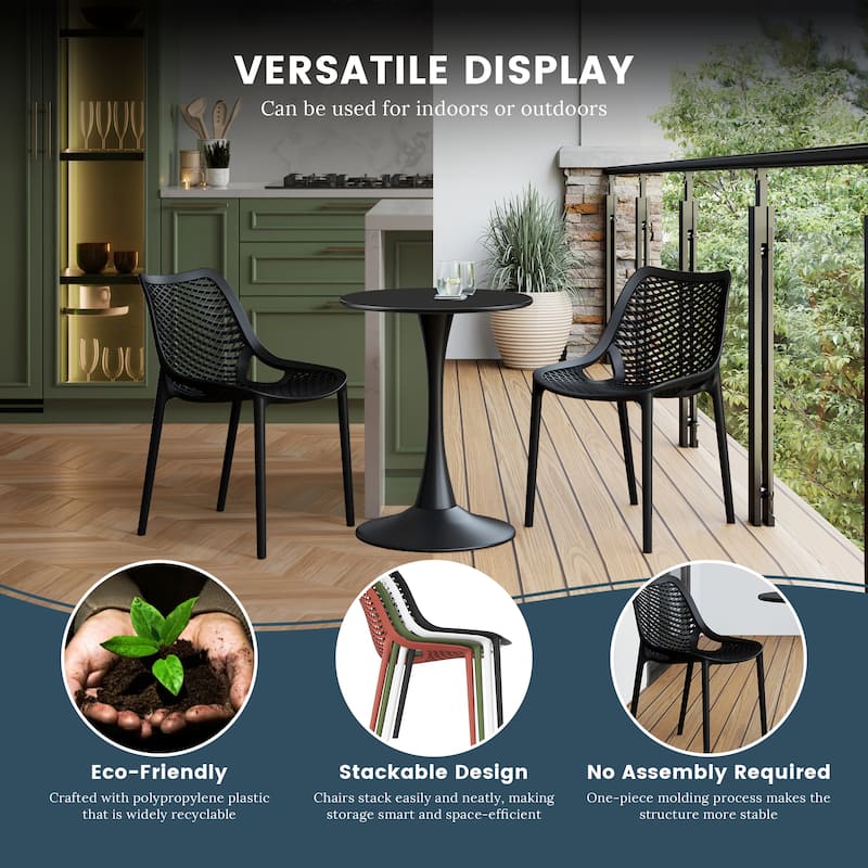 Frond and Form 6-Person Outdoor Rectangular Dining Set