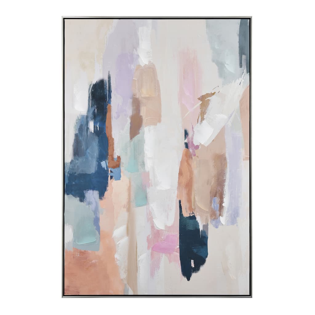 Elk Home Hoper Multicolor Fabric 32.5 Inch Wide Wall Art