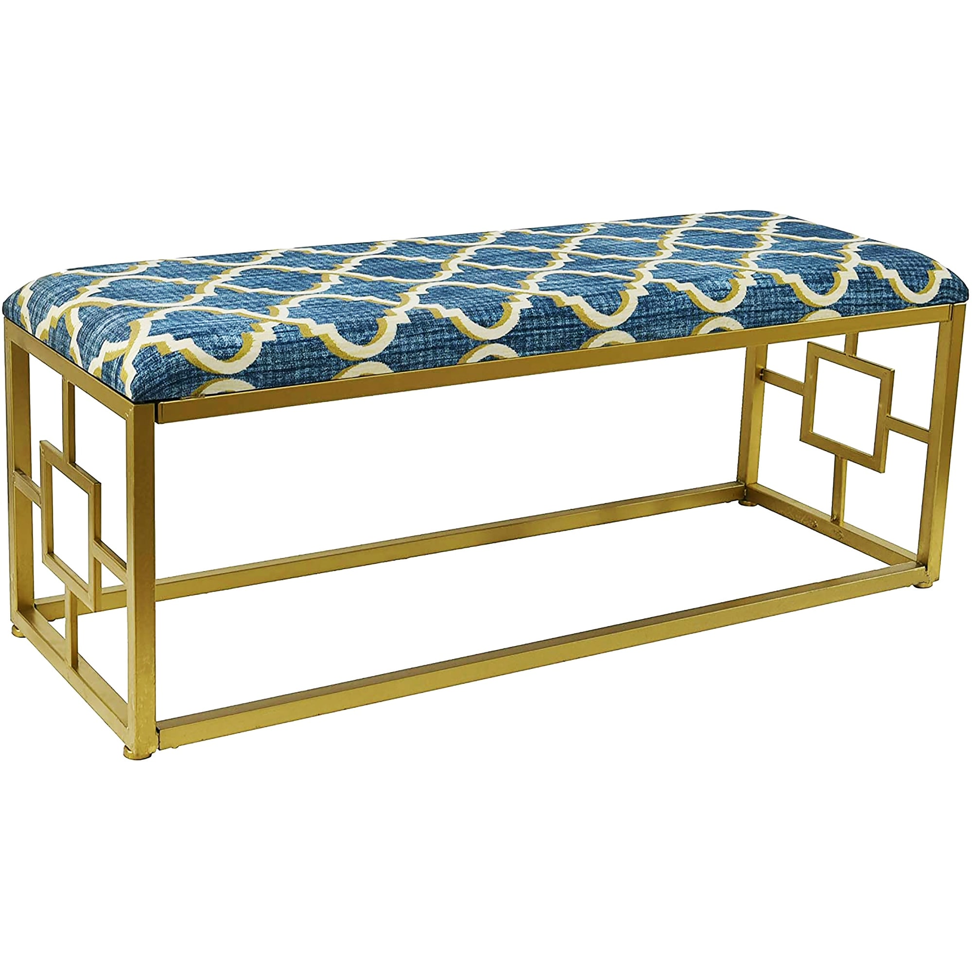Modern Fabric Upholstered Bench With Foam Padding 48 Wide On Sale Overstock 32336735