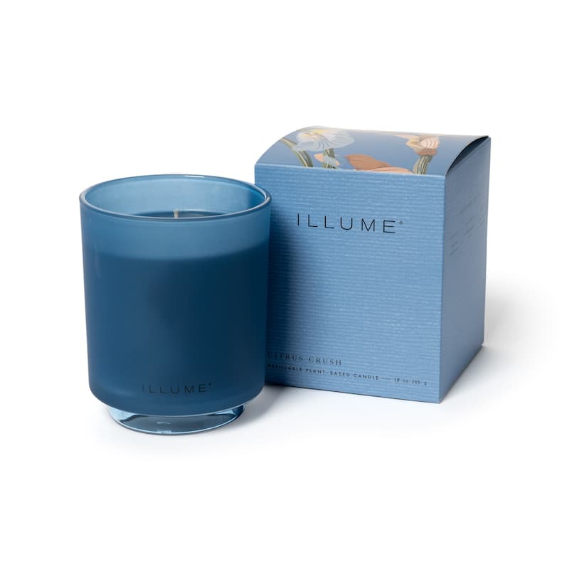 Beautifully Done Essentials Citrus Crush Boxed Glass Scented Candle - Refillable Boxed Glass