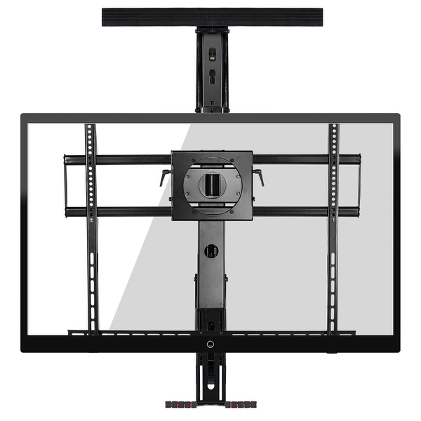 Mount It! Fireplace TV Mount, Heavy Duty Mantel TV Mount Pull Down Mounting Bracket With Height Adjustment, Fits 50 100 Inch TVs Black, Brand: Mount It! Fireplace TV Mount, Heavy Duty Mantel TV Mount Pull Down Mounting Bracket With Height Adjustment, Fits 50 100 Inch TVs Black, Brand: